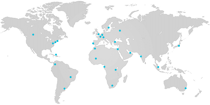 World Map Rebecca International